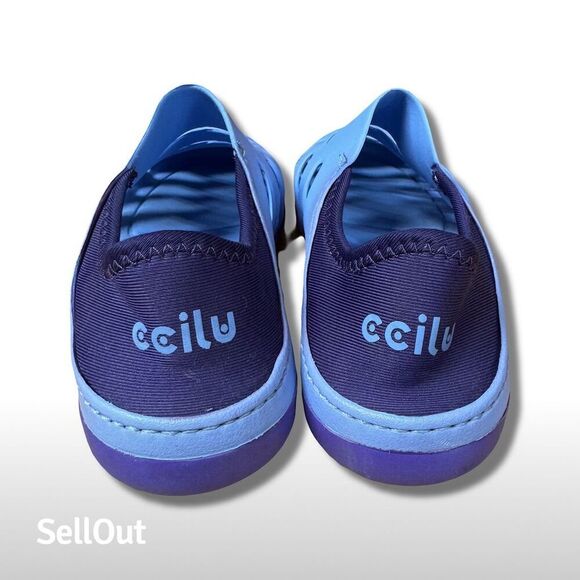 CCILU Women's Multicolor Slip-On Water Sandals Size 7 Casual Summer - Picture 3 of 6